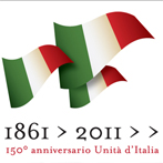 logo del 150 anniversario dell'unità d'italia
