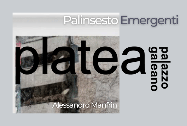 Logo Platea + opera ALESSANDRO MANFRIN