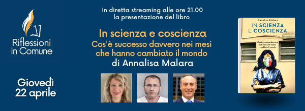 Locandina incontro con immagini dei relatori, copertina libro, data e ora