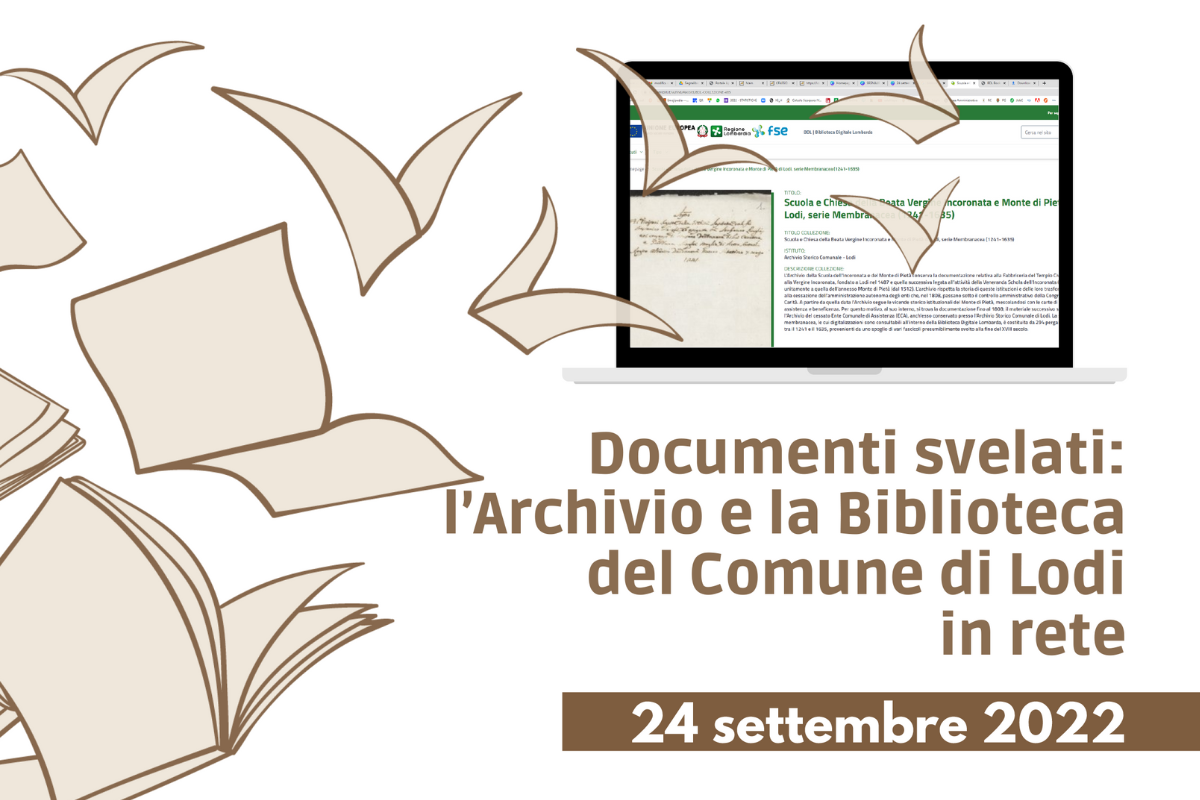 Documenti svelati l’Archivio e la Biblioteca del Comune di Lodi in