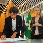 la firma dell'assessore ferrari