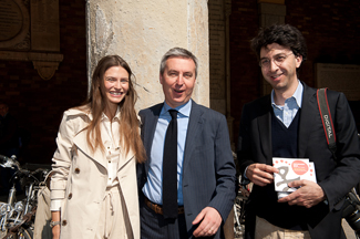 Bianca Balti, Lorenzo Guerini e Andrea Ferrari