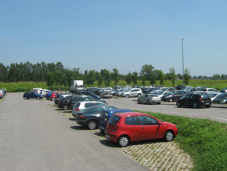 Il parcheggio di via Massena - Ospedale