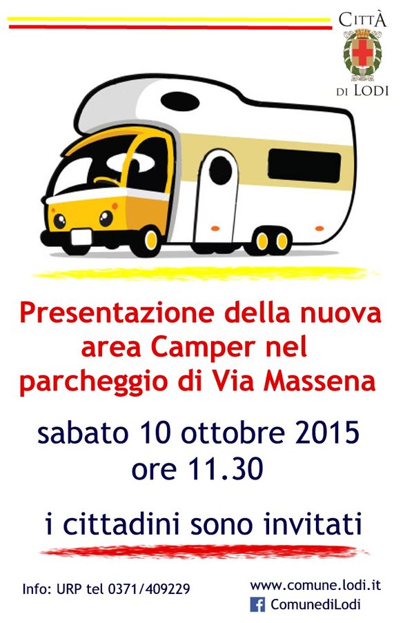 presentazione della nuova area camper 