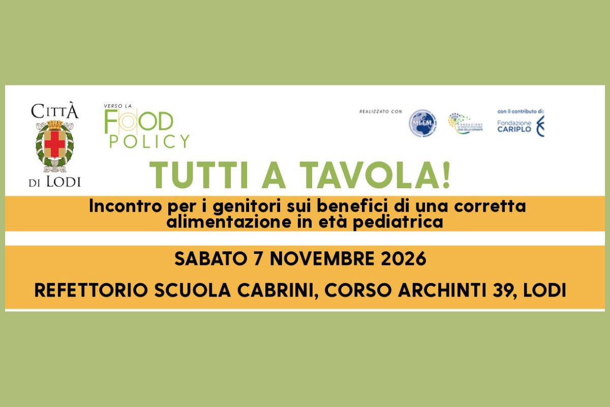 locandina dell'evento Tutti a Tavola