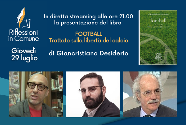 Locandina incontro con immagini dei relatori, copertina libro, data e ora