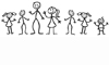 disegno di una famiglia