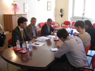 Foto dell'incontro a Palazzo Broletto