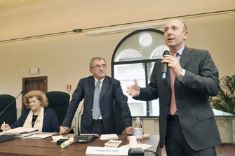 foto della premiazione Barbarossa ai lodigiani illustri