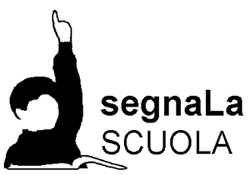logo della sezione: un alunno con la mano alzata
