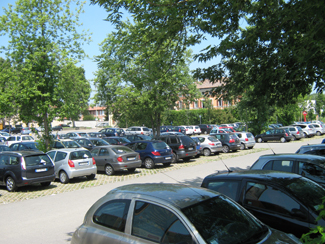 Il parcheggio di via Massena - Ospedale