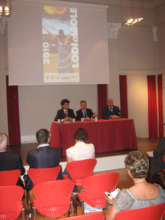 La conferenza stampa della presentazione di Lodi al Sole