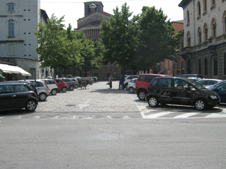Il parcheggio di Piazza Mercato