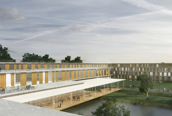 Il rendering del progetto Università