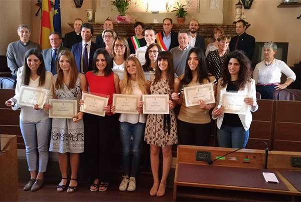 foto di gruppo dei premiati