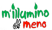 logo dell'iniziativa: la scritta m'illumino di meno