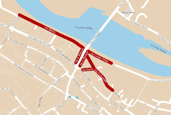 mappa della nuova ztl