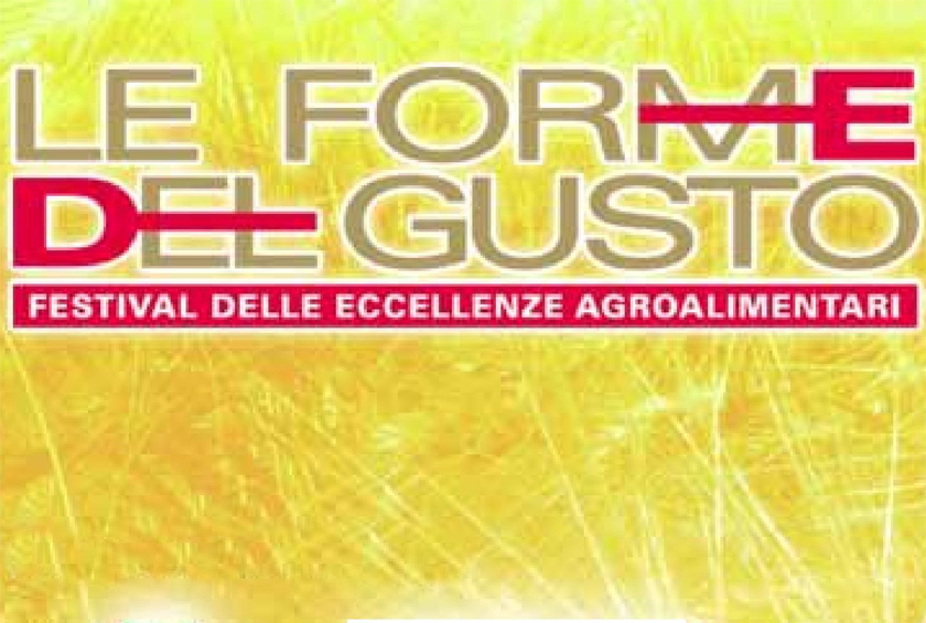 volantino delle "forme del gusto"