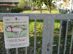 Area sgambamento cani di Via Gandini