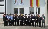 foto di gruppo del corpo di polizia di lodi