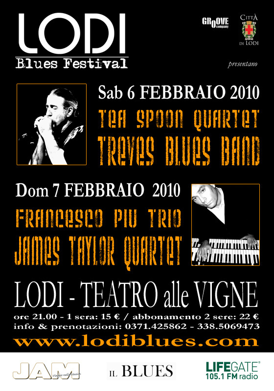 La locandina del Lodi Blues Festival Winter Session