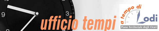 Il logo dell'ufficio tempi - a tempo di Lodi