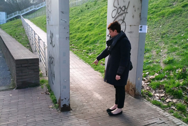 Sopralluogo del Sindaco alla passerella tra le vie Secondo Cremonesi e Paolo Gorini