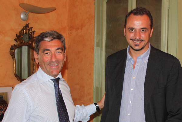 il commissario savastano e il presidente della provincia soldati