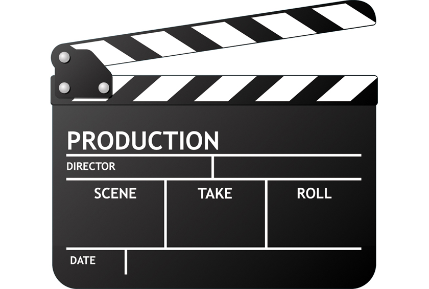foto di un set cinematografico 