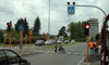 Il semaforo tra viale Europa e via della Marescalca