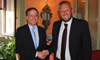 il ministro moavero e il sindaco uggetti
