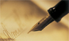 una stilo che firma un foglio