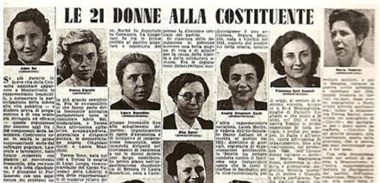 le donne della costituente