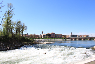 Foto varie del fiume adda