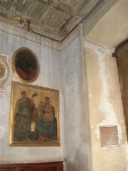 Un dettaglio del tempio dell'incoronata