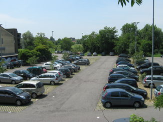 Il parcheggio di via D'Azeglio