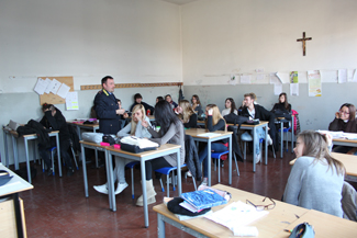 la lezione nell'aula del maffeo vegio