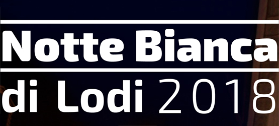 la scritta notte bianca 2018