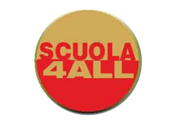 la scritta scuola for all