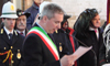 il sindaco di lodi durante il discorso