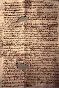 un manoscritto