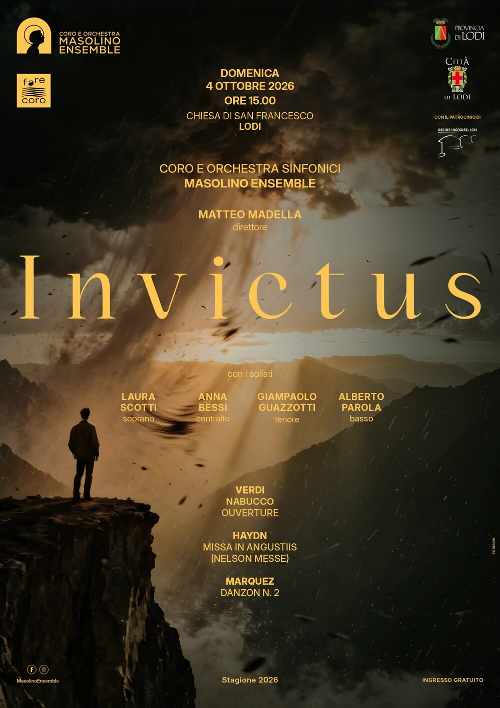 locandina invictus concerto