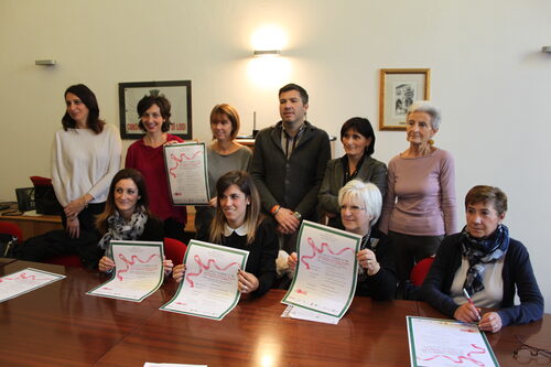 foto di gruppo della conferenza stampa