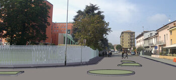 Largo Donatori di Sangue, rendering del progetto