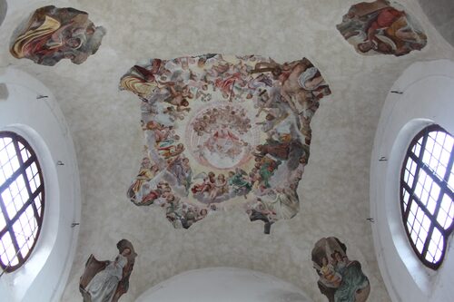 gli affreschi del Quaresimi nella Cappella del S.S. Rosario
