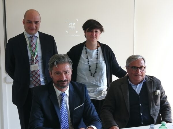 Il board della nuova società con Sara Casanova: Cristiano Devecchi (Presidente), Ermanno Bacchi (Vice Presidente) e Andrea Di Lemma (Amministratore delegato)