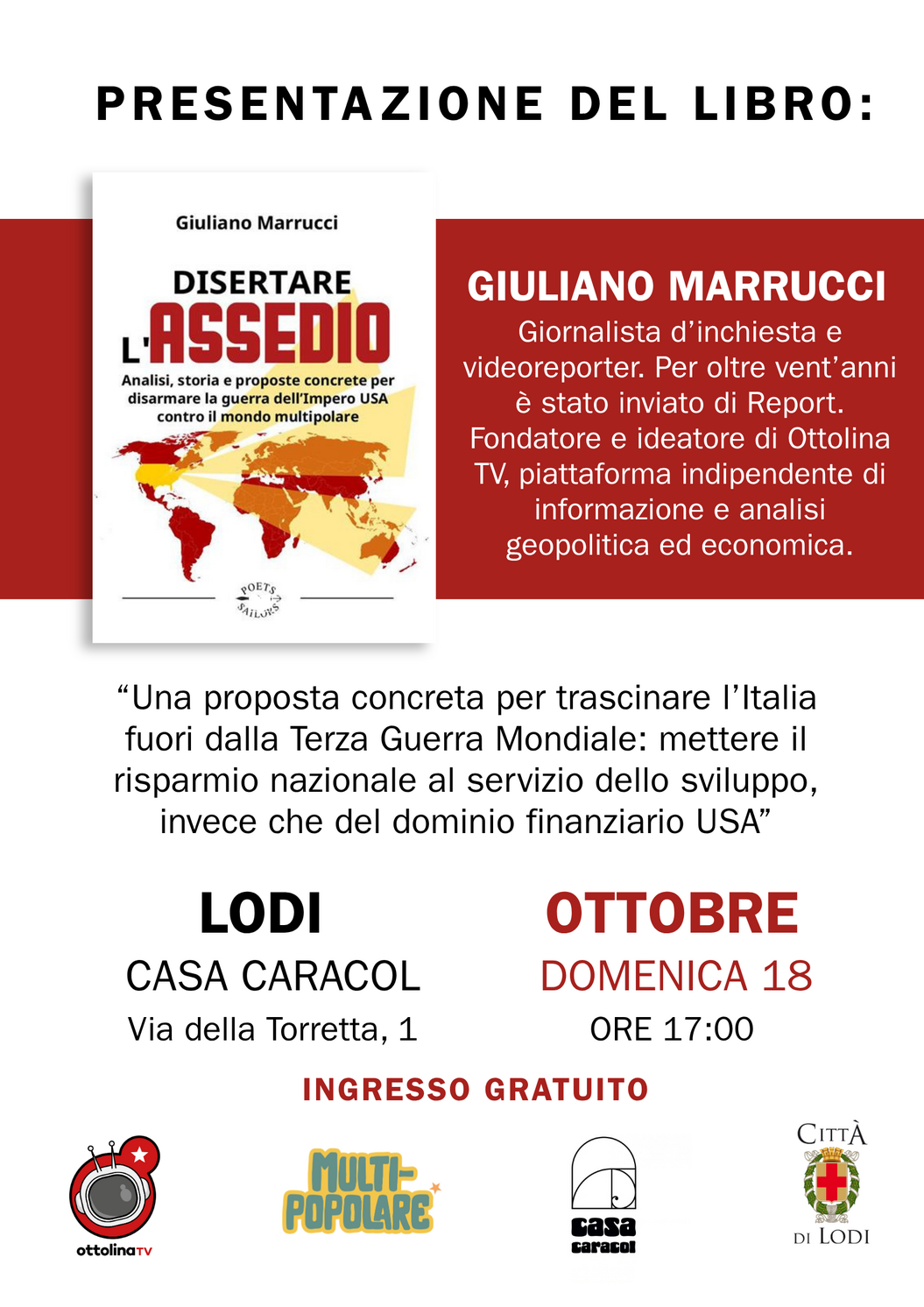 Disertare l'assedio