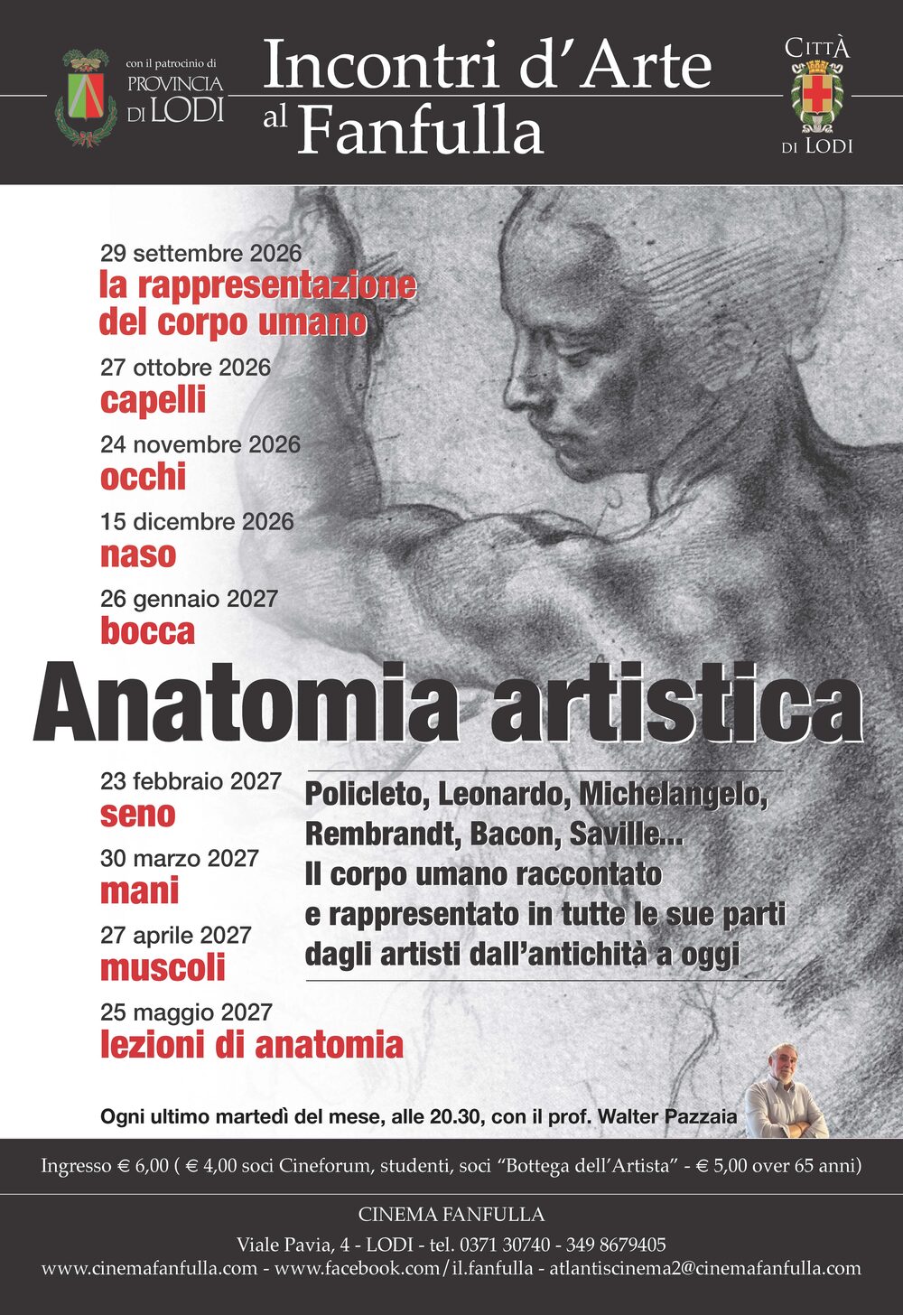 Locandina generale anatomia artistica