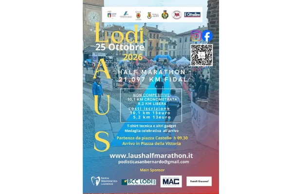 Locandina Laus Half Marathon