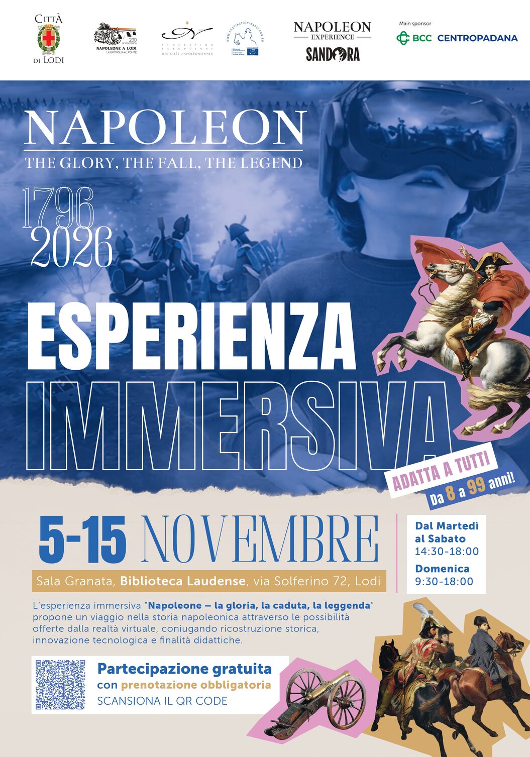 Esperienza immersiva Napoleon